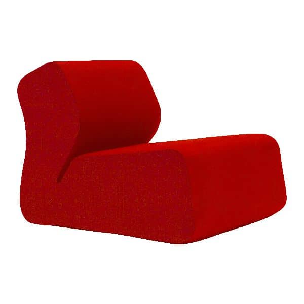 HUGO: a stately armchair, cozy and very stylish, SOFTLINE FELT: Items...