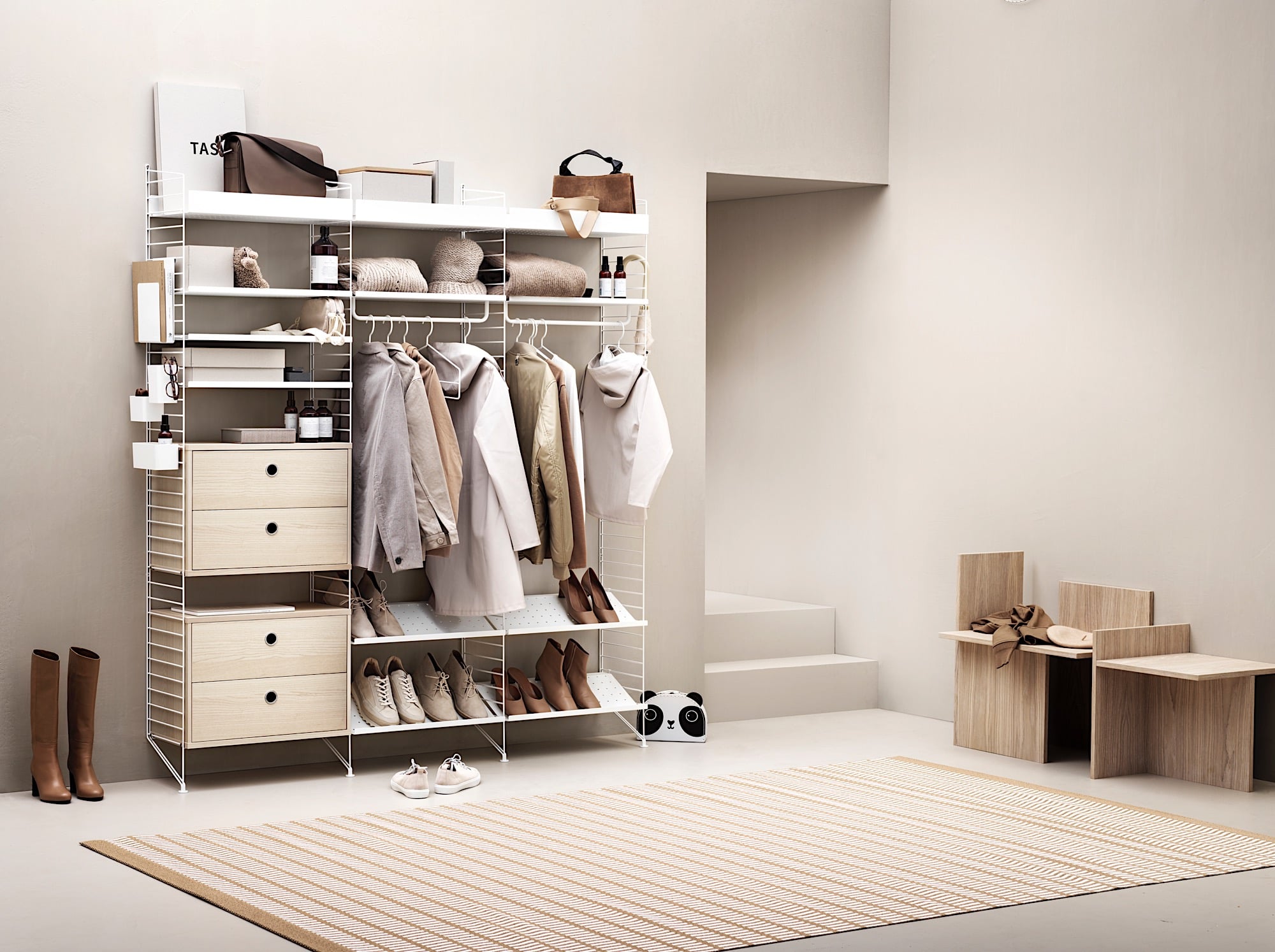 STRING SYSTEM, criar seu próprio armazenamento modular system