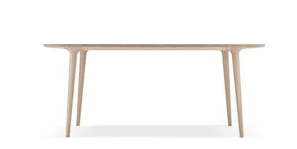 FAWN ، طاولة بلوط مصمت ، تصميم اسكندنافي ، من تصميم GAZZDA