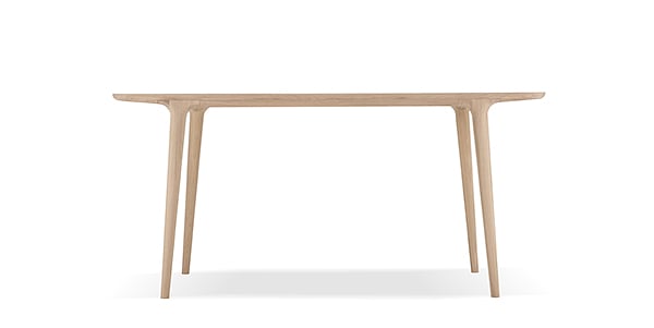 FAWN, שולחן עץ אלון מלא, עיצוב סקנדינבי, מאת GAZZDA