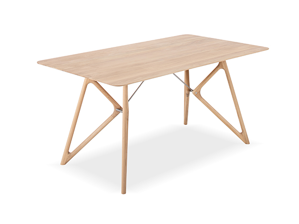 TINK, שולחן מינימליסטי מעץ אלון מלא, מאת GAZZDA