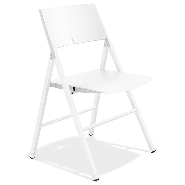 AXA, collection offering a folding chair, a 4-legged chair, and a design bar stool