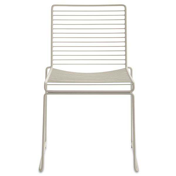 HEE Chair by HAY is light, stackable and resistant - a beautiful choice of colors