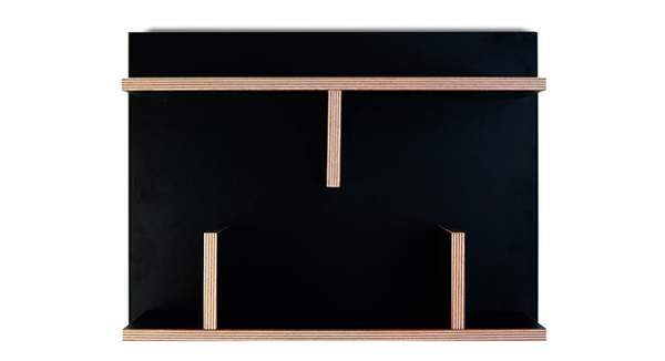 BERN, 60 cm o 90 cm. Disfrute de las líneas simples y la suavidad de estos estantes - diseñado por Nadia SOARES