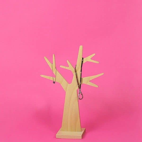 L'Arbre à BIJOUX, árbol joyería, madera de haya y madera maciza de haya, eco-diseño