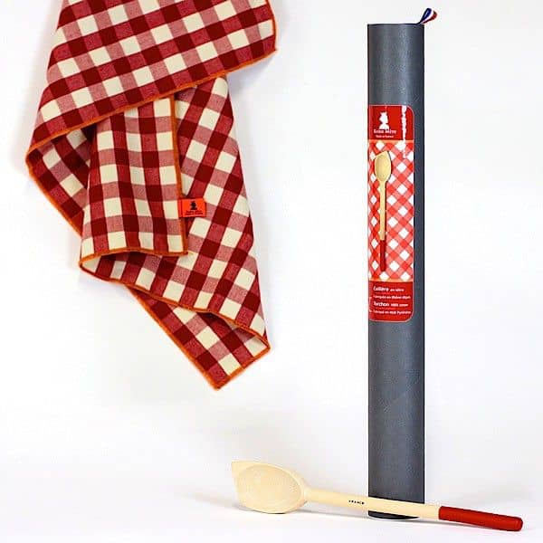 CUILL ÈRE ET TORCHON, cuchara y té toalla, de algodón, eco-diseño