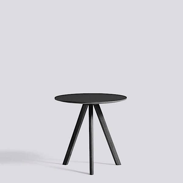 The COPENHAGUE round table CPH20 and CHP25, made in solid wood and plywood, by ronan and erwan bouroullec - deco and design