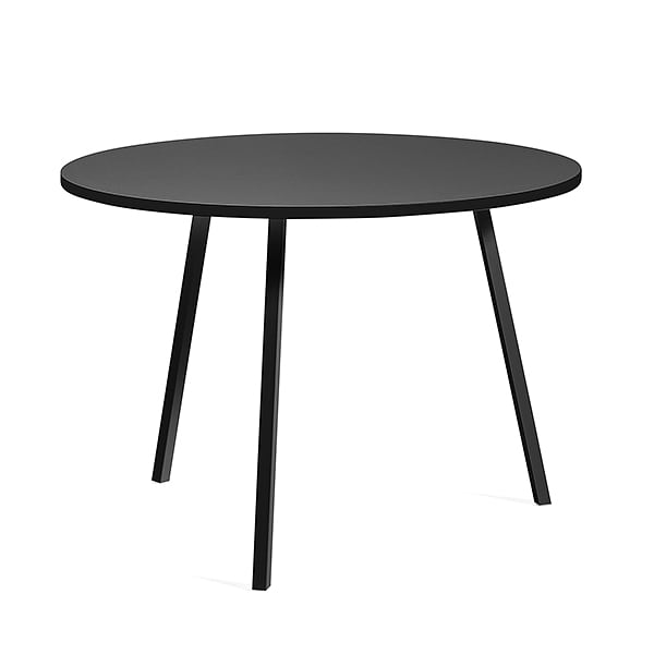 Il round LOOP tavolo da pranzo, o tavolo alto, è bello, facile da vivere e conveniente - deco e design