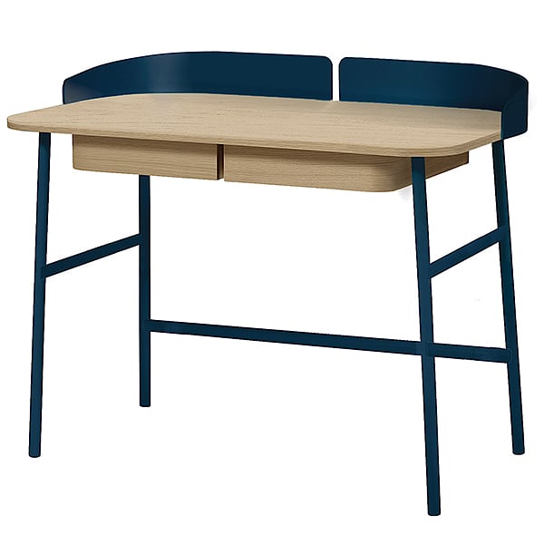 Victor Desk by Hartô, Oak Plate and Metal Feet