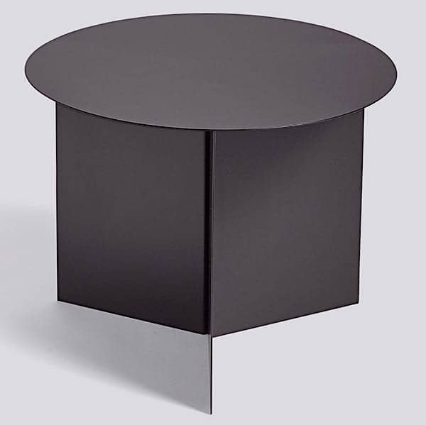 SLIT side tables: round, rectangular and hexagonal. Beautiful colors and materials.