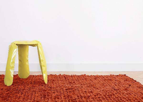 PETALOIDAL RUG, HAY: a field of soft wool - cosy, interior decoration and design