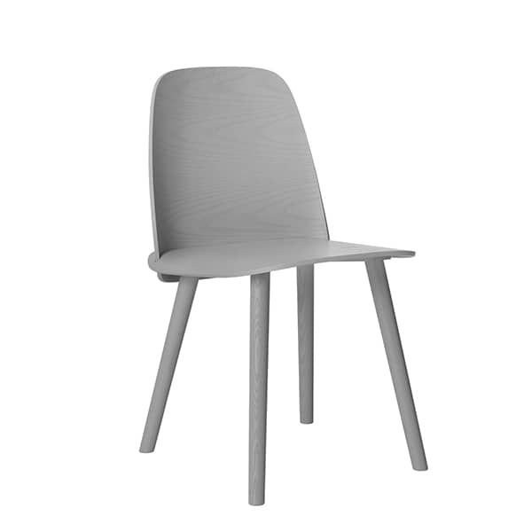 NERD stolen, hvor ryglæn og sædet er monteret på en usynlig måde. Muuto