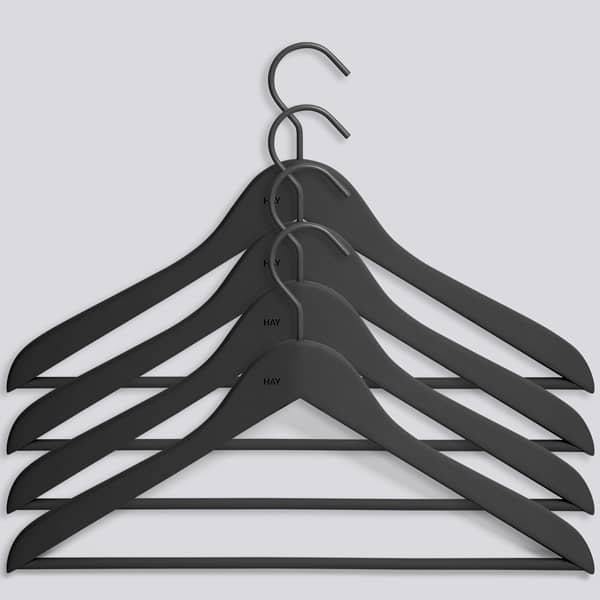 HAY الشماعات معطف لينة (مربع من 4 قطع)، ل LOOP الوقوف: لمسة التصميم النهائي - ديكو والتصميم