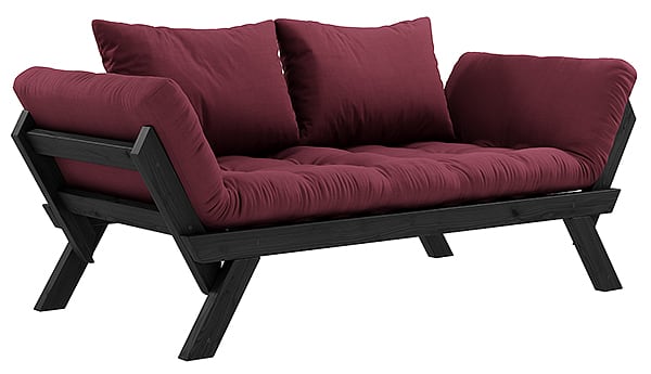 ALULA, um sofá confortável, chaise longue, conversível em cama extra - incluindo futon e 2 almofadas