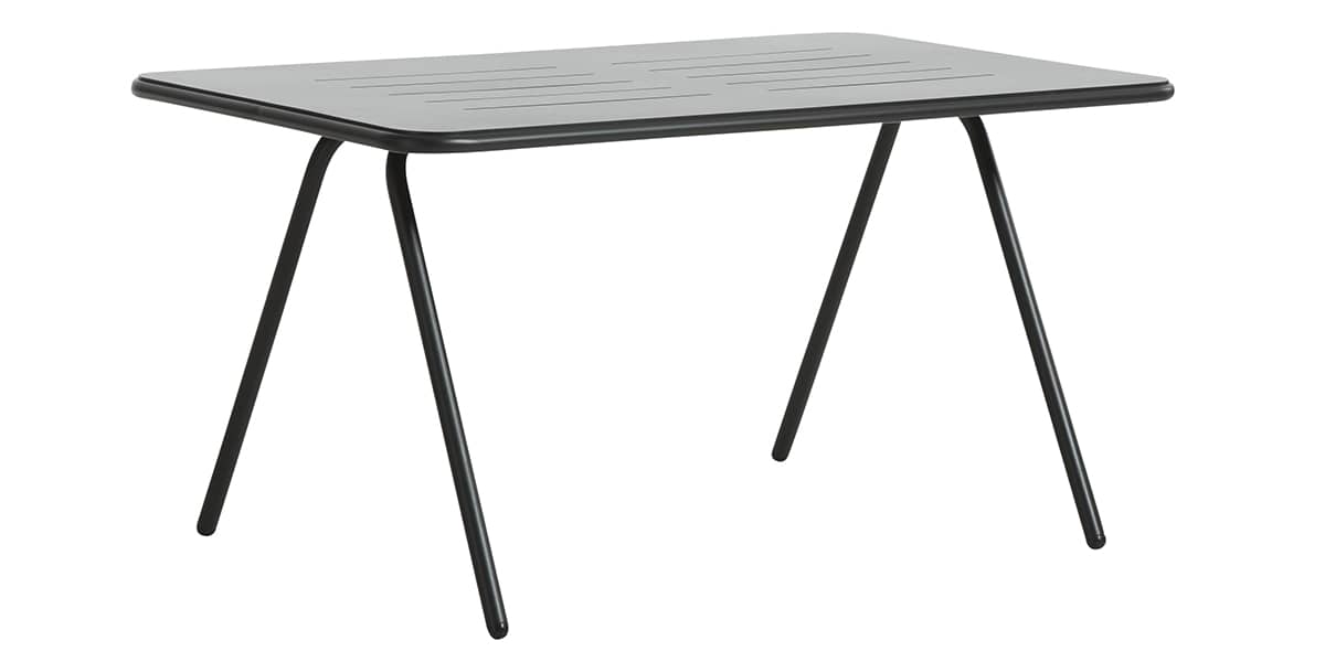 Range of outdoor dining tables RAY, by WOUD