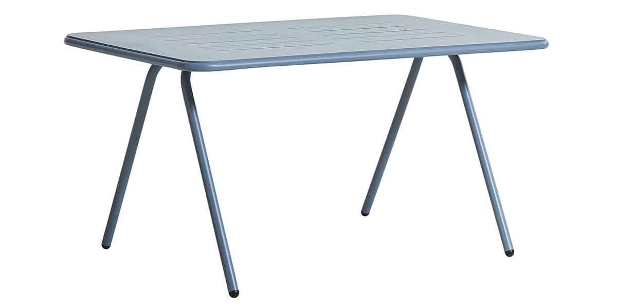 Range of outdoor dining tables RAY, by WOUD