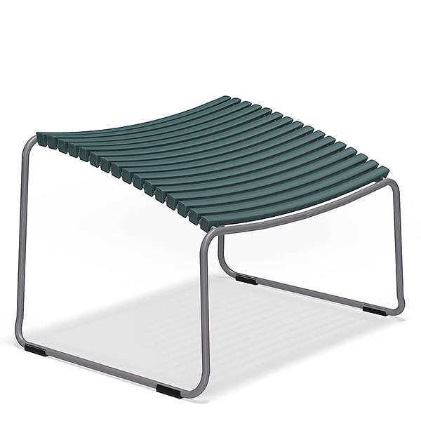Footrest, CLICK SYSTEM, resin and steel, outdoor
