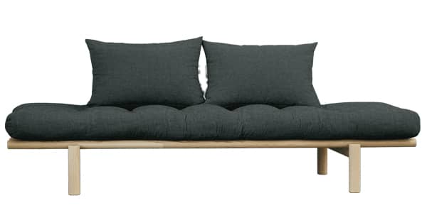PACE: daybed and chaise longue convertible into extra bed - including futon and two cushions