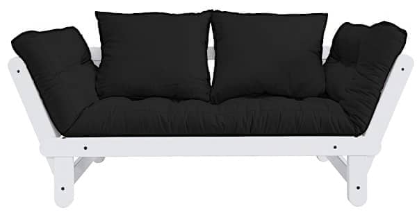 BEAT un sofá-cama de dos plazas que se puede transformar en cama o sillón, uno y otro lado del sofá - deco y diseño