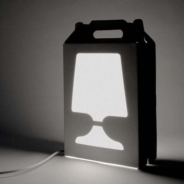 FLAMP - skrivebord, nattbordlampe - lett å flytte - en lett referanse - deco og design, DESIGNCODE