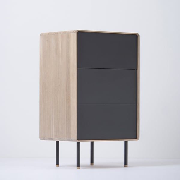 FINA，实心橡木和油毡家具系列，GAZZDA设计